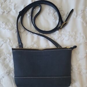 Portland Leather Blue Crossbody
